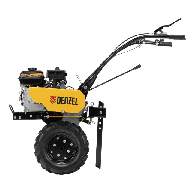 Мотоблок DPT-170, 7 л.с., ремен.сцеп, шир 85 см, глуб 35 см,фрез 3х3,ШОМ,скор 2В/1Н,кол 8" Denzel в Новосибирске