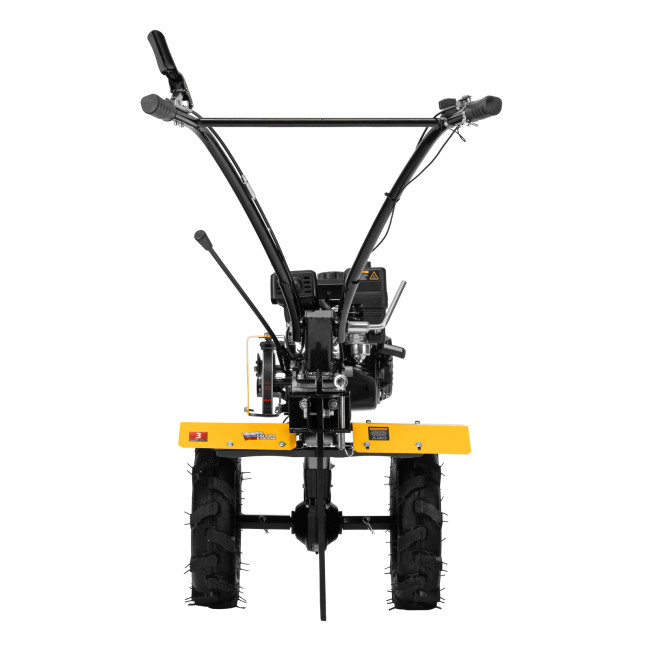 Мотоблок DPT-170, 7 л.с., ремен.сцеп, шир 85 см, глуб 35 см,фрез 3х3,ШОМ,скор 2В/1Н,кол 8" Denzel в Новосибирске