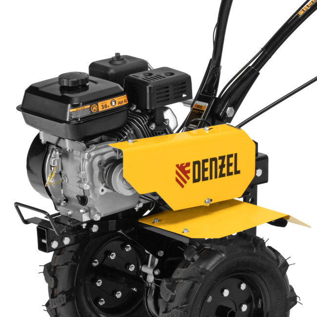 Мотоблок DPT-170, 7 л.с., ремен.сцеп, шир 85 см, глуб 35 см,фрез 3х3,ШОМ,скор 2В/1Н,кол 8" Denzel в Новосибирске