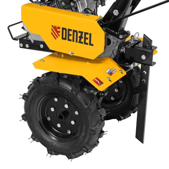 Мотоблок DPT-170, 7 л.с., ремен.сцеп, шир 85 см, глуб 35 см,фрез 3х3,ШОМ,скор 2В/1Н,кол 8" Denzel в Новосибирске