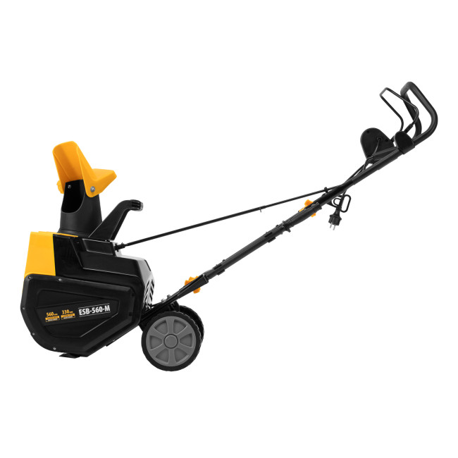 Электрическая снегоуборочная машина ESB-560-M, 2,5 кВт, металлический шнек, LED фара Denzel в Новосибирске