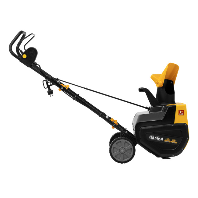 Электрическая снегоуборочная машина ESB-560-M, 2,5 кВт, металлический шнек, LED фара Denzel в Новосибирске