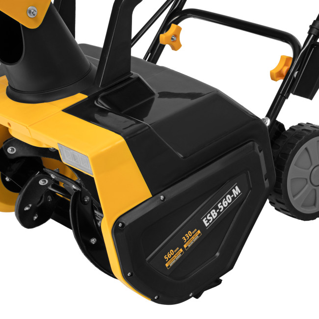 Электрическая снегоуборочная машина ESB-560-M, 2,5 кВт, металлический шнек, LED фара Denzel в Новосибирске