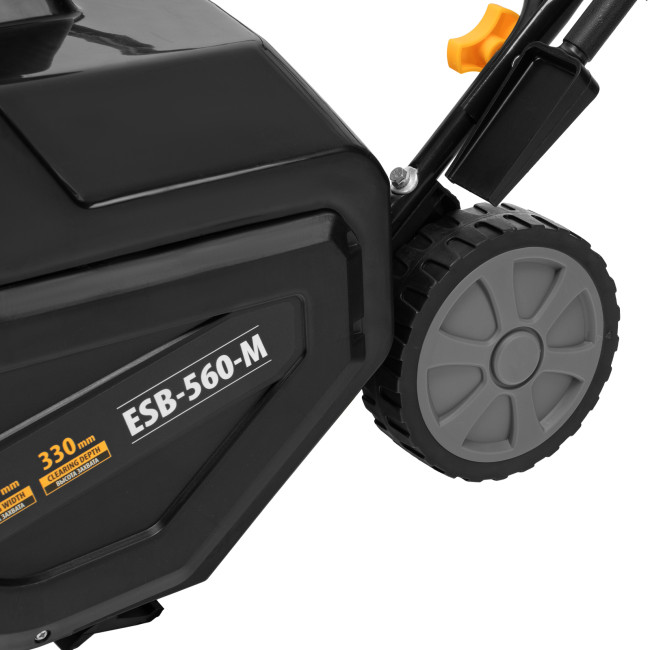 Электрическая снегоуборочная машина ESB-560-M, 2,5 кВт, металлический шнек, LED фара Denzel в Новосибирске