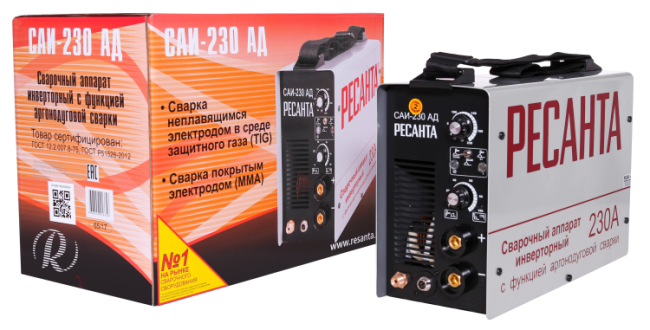 Сварочный аппарат РЕСАНТА САИ-230 АД (аргонодуговой) в Новосибирске Сварочный аппарат РЕСАНТА САИ-230 АД (аргонодуговой) в Новосибирске