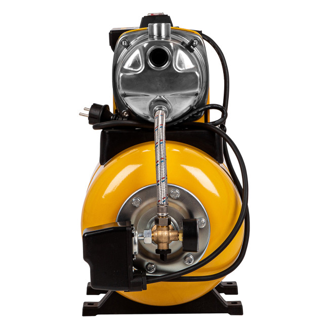 Насосная станция PS1000Х, 1000 Вт, 3500 л/ч, ресивер 24 л, подъем 44 м, нержавейка Denzel в Новосибирске