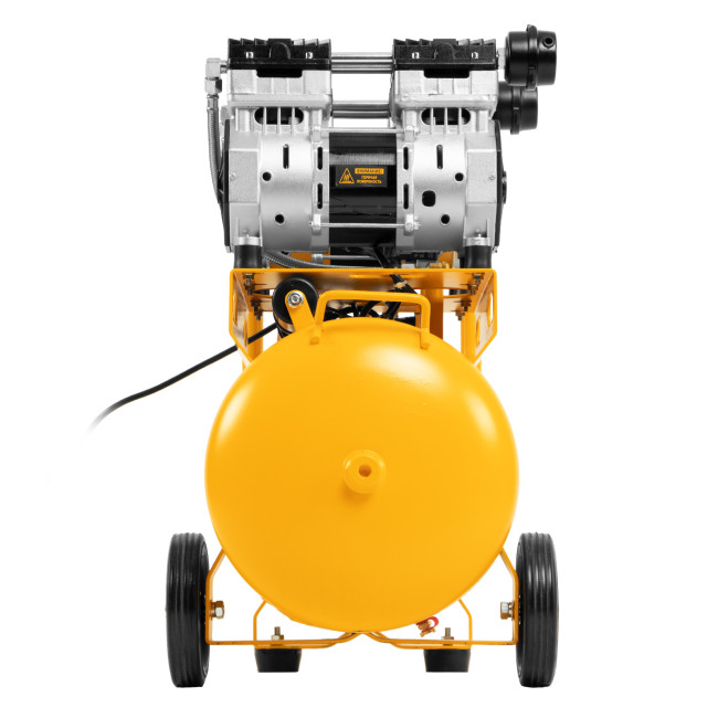 Компрессор безмасляный, малошумный DLS 1500/50, 1500 ВТ, 2x750, 50 л, 260 л/мин Denzel в Новосибирске