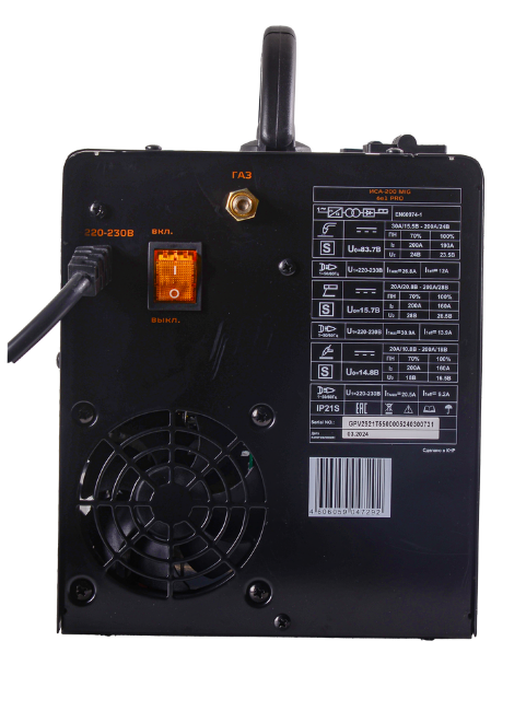 Сварочный полуавтомат Вихрь ИСА-200 MIG 6в1 PRO в Новосибирске