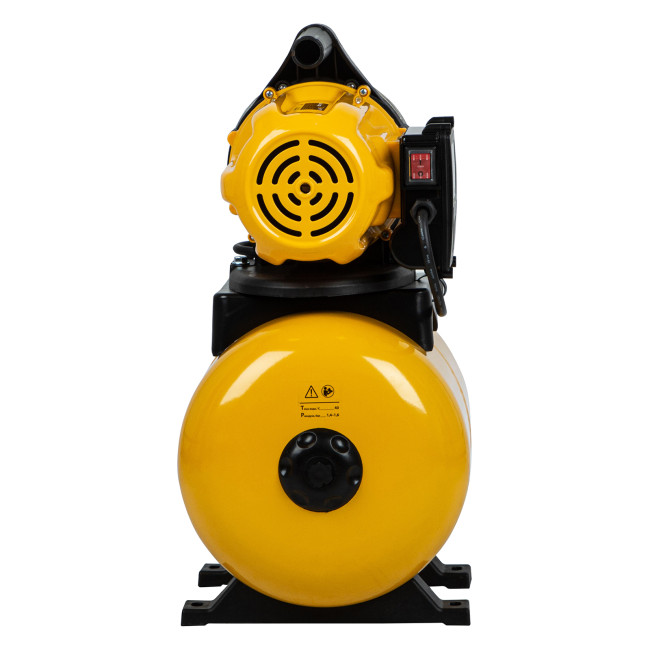 Насосная станция PS800X, 800 Вт, 3200 л/ч, ресивер 24 л, подъем 38 м, нержавейка Denzel в Новосибирске