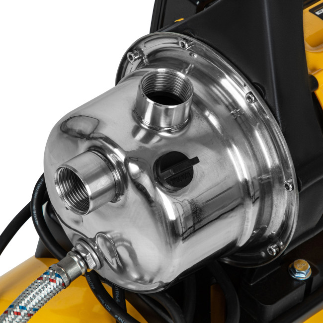 Насосная станция PS800X, 800 Вт, 3200 л/ч, ресивер 24 л, подъем 38 м, нержавейка Denzel в Новосибирске