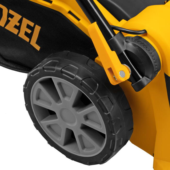 Газонокосилка электрическая GM-1800, 1800 Вт, шир. 38 см, 6 уров., травосб. 40 л. Denzel в Новосибирске