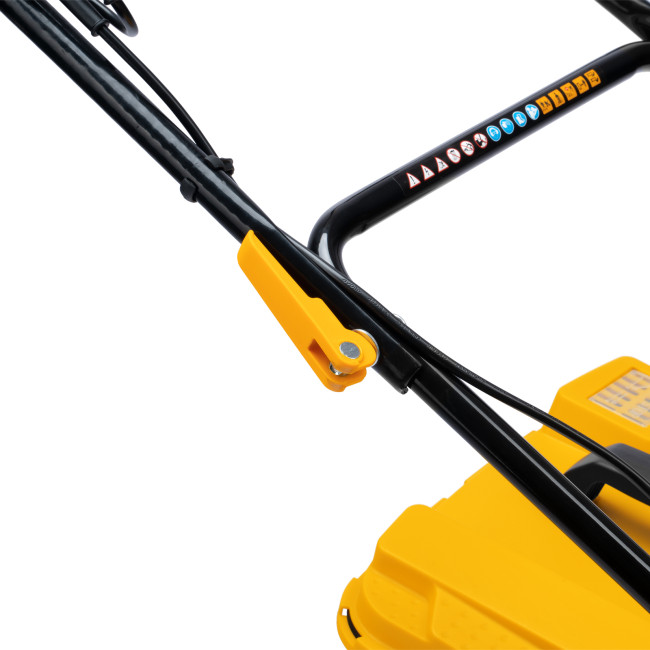 Газонокосилка электрическая GM-1800, 1800 Вт, шир. 38 см, 6 уров., травосб. 40 л. Denzel в Новосибирске