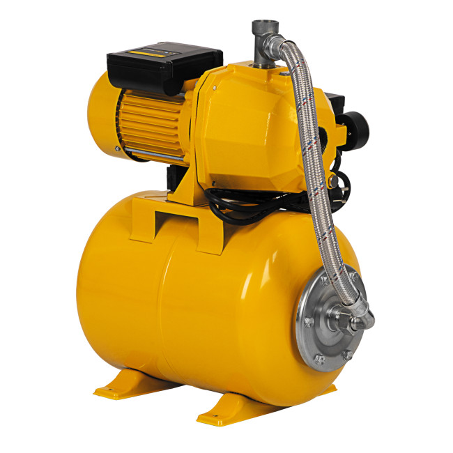 Насосная станция эжекторная PSD800C, 800 Вт, 2400 л/ч, ресивер 24 л, всасывание 20 м Denzel в Новосибирске