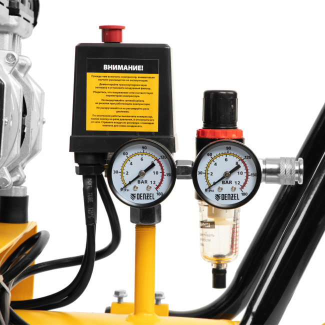 Компрессор безмасляный, малошумный DLS 2250/100, 2250 Вт, 3x750, 100 л, 410 л/мин блок управления/ Denzel в Новосибирске Компрессор безмасляный, малошумный DLS 2250/100, 2250 Вт, 3x750, 100 л, 410 л/мин блок управления/ Denzel в Новосибирске