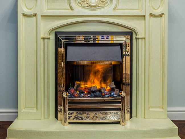 Портал Dimplex Florence - Слоновая кость с патиной в Новосибирске