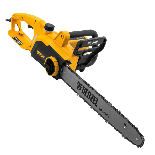 Пила цепная электрическая EDS-1800P, 1.8 кВт,поперечная, шина 40 см, шаг 3/8, паз 1.3 мм, 57 звеньев Denzel в Новосибирске