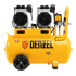 Компрессор безмасляный, малошумный DLS 2200/50, 2200 Вт, 2x1100, 50 л, 380 л/мин Denzel в Новосибирске