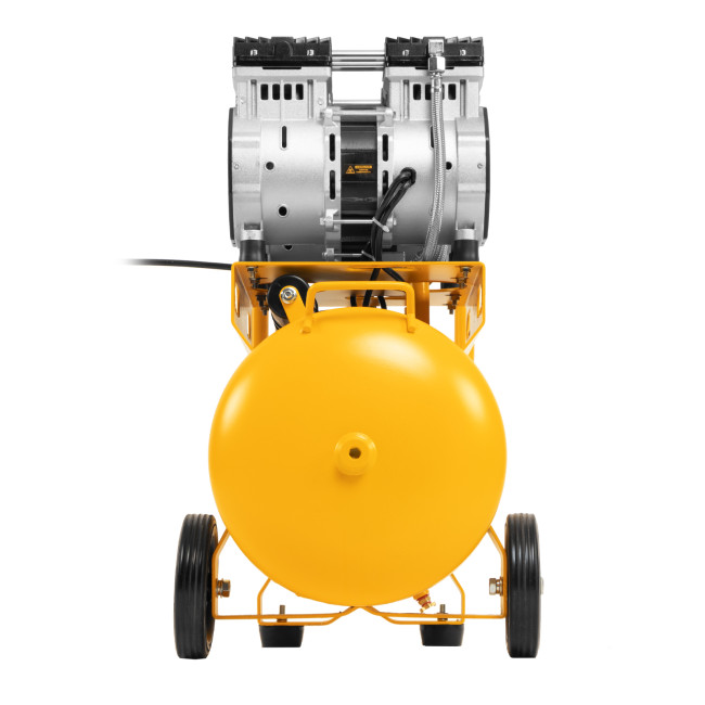 Компрессор безмасляный, малошумный DLS 2200/50, 2200 Вт, 2x1100, 50 л, 380 л/мин Denzel в Новосибирске