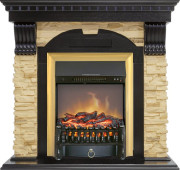 Каминокомплект Dublin - Венге / Сланец с очагом Fobos FX M Brass Каминокомплект Dublin - Венге / Сланец с очагом Fobos FX M Brass