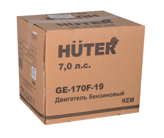 Двигатель бензиновый GE-170F-19 HUTER в Новосибирске