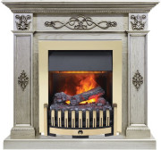 Каминокомплект Derby - Old silver с очагом Danville Brass FB2 Каминокомплект Derby - Old silver с очагом Danville Brass FB2