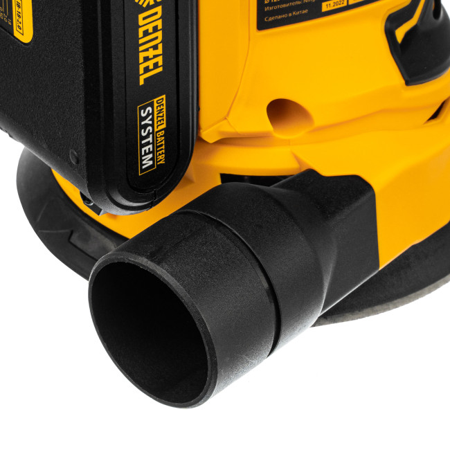 Машина шлифовальная эксцентриковая аккумуляторная COS-125, 18В Li-Ion Denzel в Новосибирске