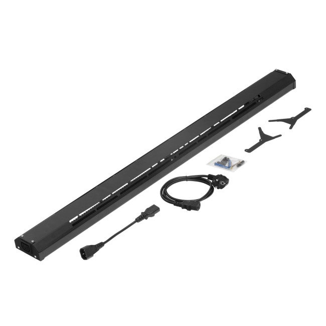 Конвектор электрический плинтусный ATRIC-300, 230 В, 300 Вт, ТЭН, черный Denzel в Новосибирске