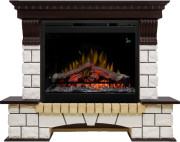 Каминокомплект Pierre Luxe - Венге / Белый с очагом Symphony 26'' DF2624L-INT