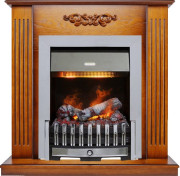 Каминокомплект Lumsden - Дуб антик с очагом Danville Chrome FB2