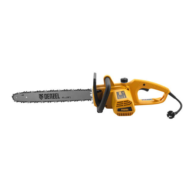 Пила цепная электрическая EDS-2200P, 2.2 кВт,поперечная, шина 45 см, шаг 3/8, паз 1.3 мм, 63 звена Denzel в Новосибирске