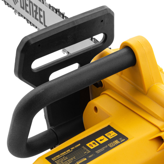 Пила цепная электрическая EDS-2200P, 2.2 кВт,поперечная, шина 45 см, шаг 3/8, паз 1.3 мм, 63 звена Denzel в Новосибирске