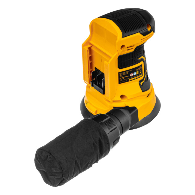 Машина шлифовальная эксцентриковая аккумуляторная COS-125-0, 18В Li-Ion Denzel в Новосибирске