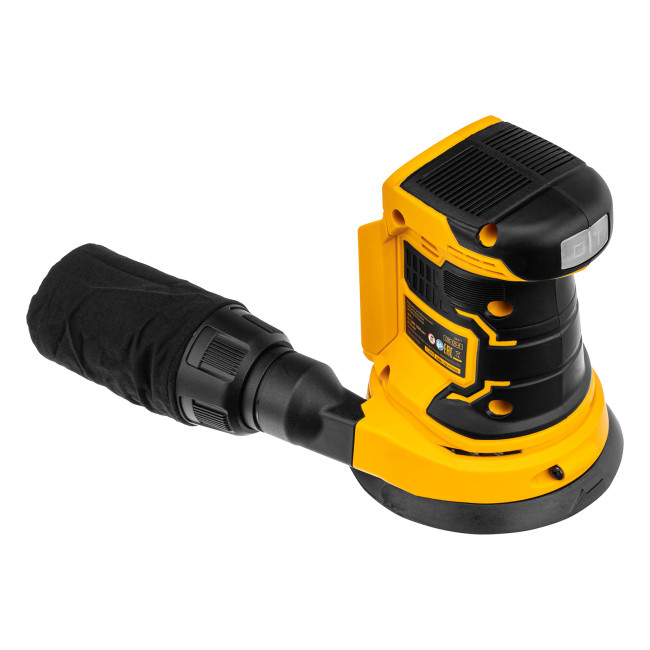 Машина шлифовальная эксцентриковая аккумуляторная COS-125-0, 18В Li-Ion Denzel в Новосибирске