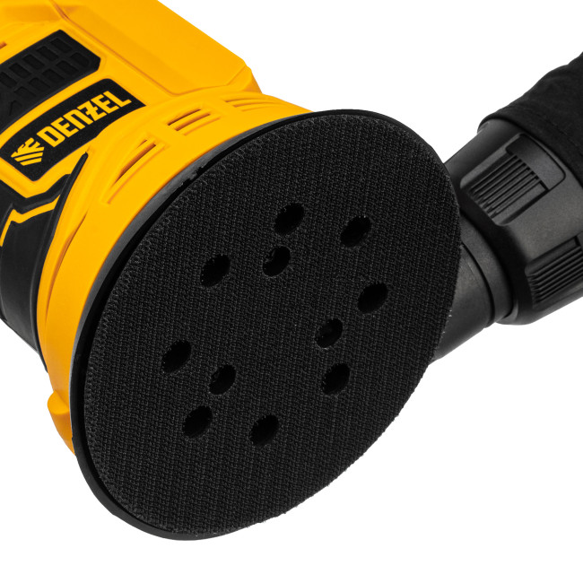 Машина шлифовальная эксцентриковая аккумуляторная COS-125-0, 18В Li-Ion Denzel в Новосибирске