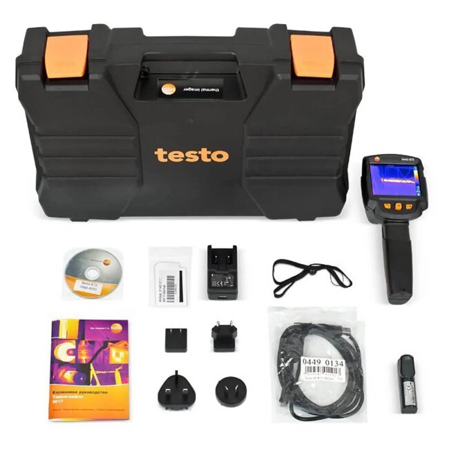 Тепловизор Testo 872 и смарт-зонд термогигрометра Testo 605i в Новосибирске