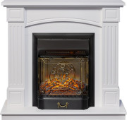 Каминокомплект Boston - Белый (Высота 925см) с очагом Majestic FX M Black RC Каминокомплект Boston - Белый (Высота 925см) с очагом Majestic FX M Black RC