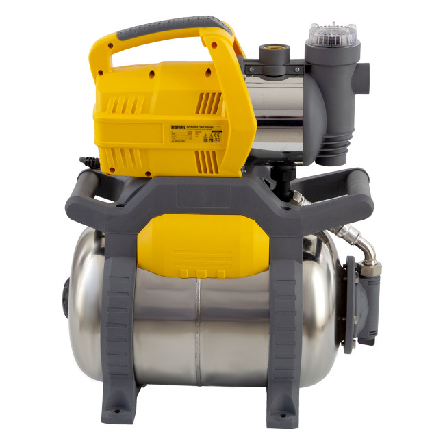 Насосная станция PSХ950X, Х-Pro, 950 Вт, 3300 л/ч, ресивер 24 л, подъем 38 м, нержавейка Denzel в Новосибирске