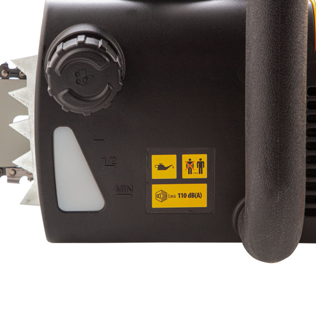 Пила цепная электрическая EDS-2000, 2 кВт,продольная, шина 40 см, шаг 3/8, паз 1.3 мм, 56 звеньев Denzel в Новосибирске