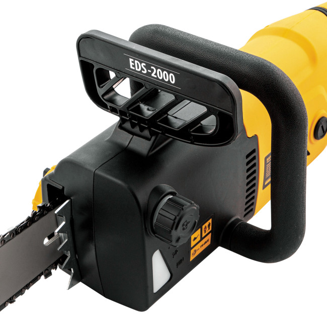 Пила цепная электрическая EDS-2000, 2 кВт,продольная, шина 40 см, шаг 3/8, паз 1.3 мм, 56 звеньев Denzel в Новосибирске