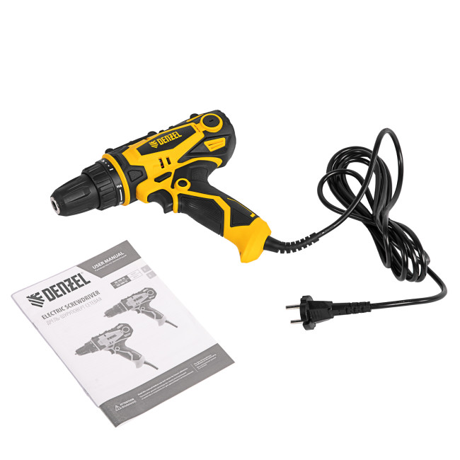 Дрель-шуруповерт сетевая SD-300-10 Denzel в Новосибирске