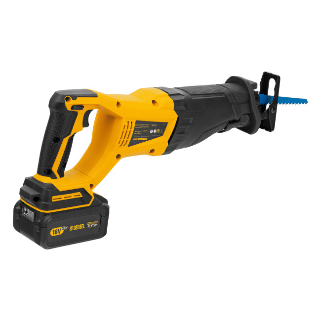 Пила сабельная аккумуляторная бесщет BRC-120,  18В Li-Ion Denzel в Новосибирске