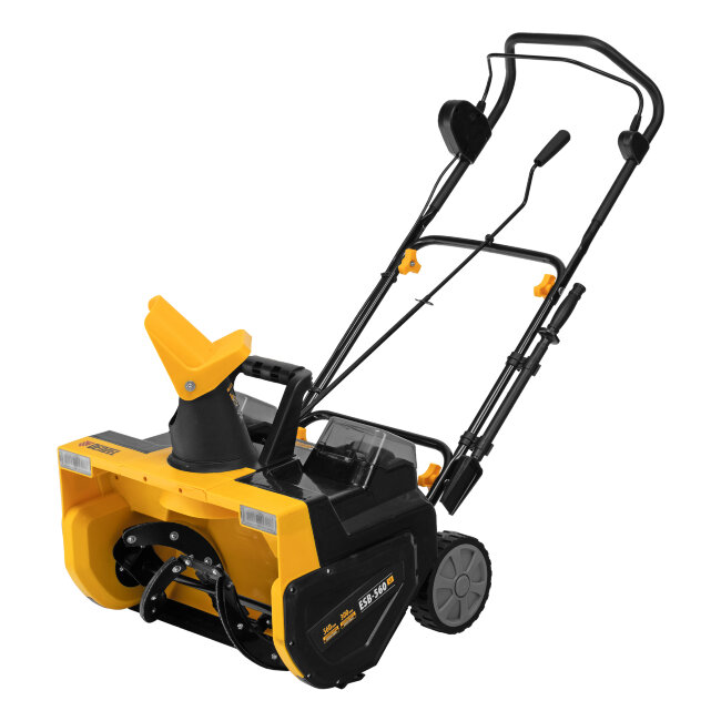 Снегоуборочная машина аккумуляторная, ESB-560Li, 560 мм, 40В, 2 АКБ 5 Ач, ЗУ, метал. шнек Denzel в Новосибирске