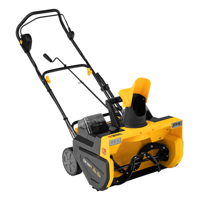 Снегоуборочная машина аккумуляторная, ESB-560Li, 560 мм, 40В, 2 АКБ 5 Ач, ЗУ, метал. шнек Denzel в Новосибирске