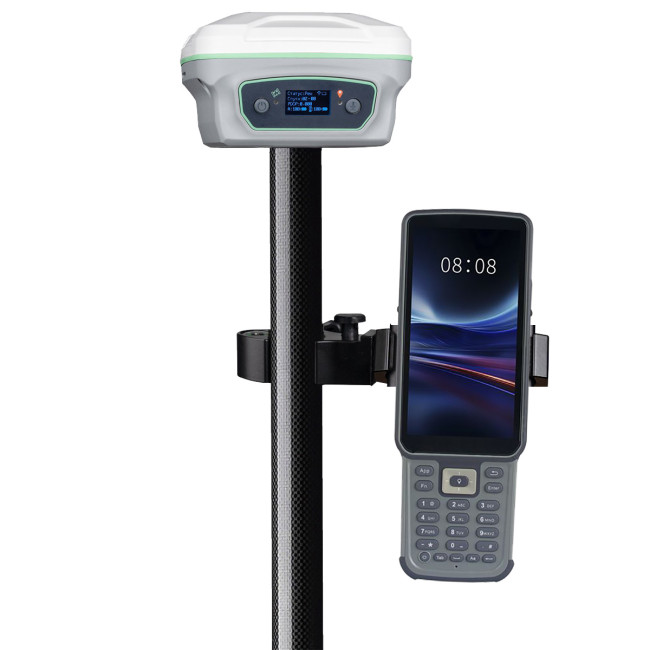 Комплект GNSS-приёмник RGK SR1 с контроллером RGK SC100 и вехой RGK GLS 24 в Новосибирске