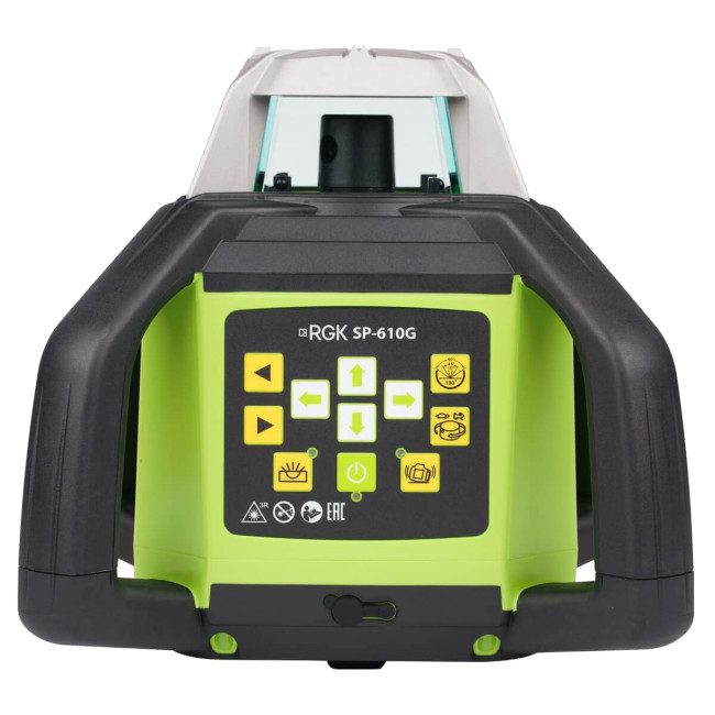 Комплект: ротационный нивелир RGK SP-610G + элевационный штатив RGK SH-340 в Новосибирске