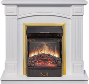 Каминокомплект Boston - Белый (Высота 925см) с очагом Majestic FX M Brass Каминокомплект Boston - Белый (Высота 925см) с очагом Majestic FX M Brass