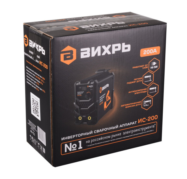 Сварочный аппарат инверторный Вихрь ИС-200 в Новосибирске