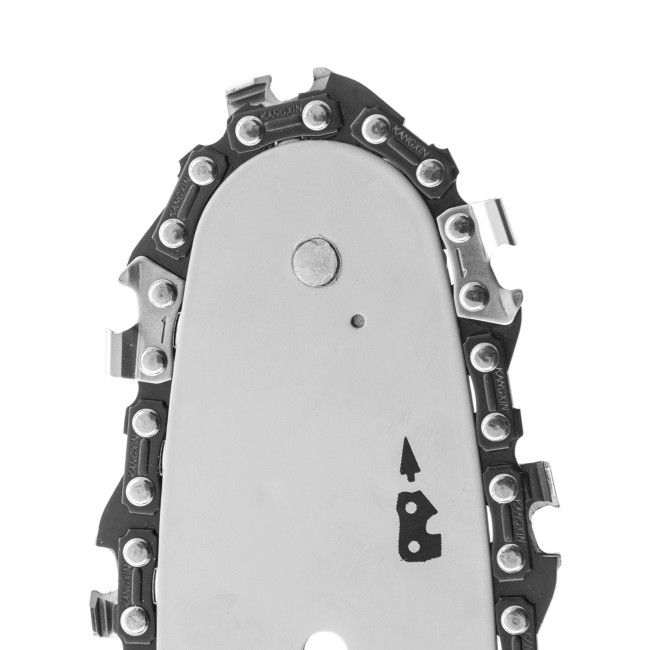 Пила цепная электрическая EDS-2200, 2.2 кВт,продольная, шина 45 см, шаг 3/8, паз 1.3 мм, 62 звена Denzel в Новосибирске