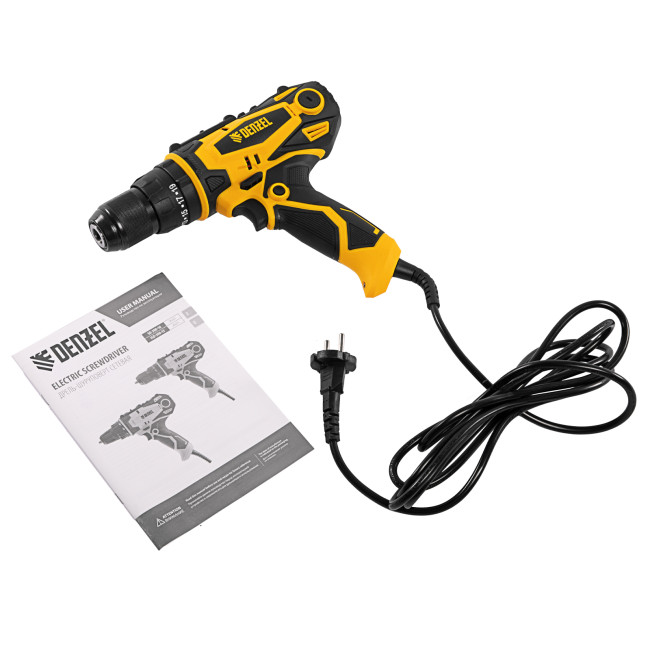 Дрель-шуруповерт сетевая ударная ISD-300-13 Denzel в Новосибирске