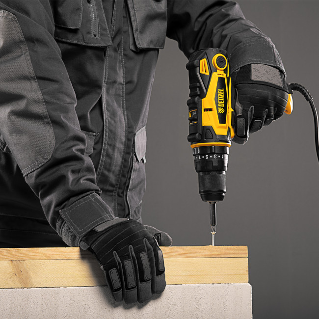 Дрель-шуруповерт сетевая ударная ISD-300-13 Denzel в Новосибирске